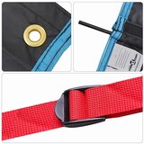 vidaXL Shranjevalna torba Črna in modra 140 x 40 cm oxford | Shoptok.si