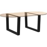  Noge za klub stolić V-oblika 2 kom Crne 70 x (42-43,3) cm Čelik | shoptok.hr