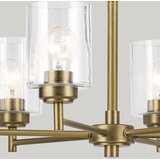  Kichler KL-WINSLOW6-NBR - Luster na lancu WINSLOW 6xE27/60W/230V mesing | Eponuda.com