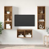  Set TV komoda Staro drvo 37 x 37 x 107 cm Konstruirano drvo | shoptok.hr