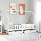 vidaXL Okvir dječjeg kreveta s ladicama bez madraca 90x200 cm borovina | shoptok.hr