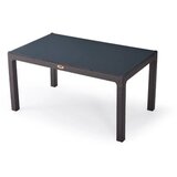 BOLZZ baštenski sto 70x120cm Rattan, Antracit