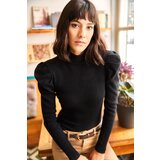 Olalook Women's Black Princess Sleeve Lycra Blouse Cijene
