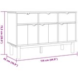  Kreveta OTTA Smeđa i crna 114 x 43 x 73,5 cm | shoptok.hr