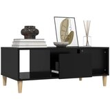  Stolić za kavu crni 90 x 50 x 36,5 cm od konstruiranog drva | Eponuda.com