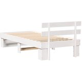  Krevetna konstrukcija Bijelo 80 x 200 cm Čvrsto borovo drvo | shoptok.hr