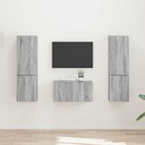  Set TV komoda 5 pcs Siva Sonoma Konstruirano drvo | shoptok.hr