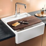 Blanco kuhinjsko korito PANOR 60, kristalno bel, keramika, z eno izvrtino 514486 + sifon | Shoptok.si
