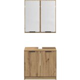  Set ormarića za kupaonicu Umjetnički hrast Konstruirano drvo | shoptok.hr