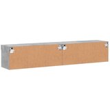 TV ormarići s LED svjetlima 2 kom siva boja betona 80x30x30 cm | shoptok.hr
