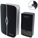 Bežični zvonac za utičnicu PIEZO BELL 230V + 1x23A IP40 crni | Eponuda.com