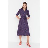 Trendyol Ženska obleka MultiColored BeltEd Shirt Dress | Shoptok.si