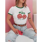 DStreet T-shirt damski z cekinami ROSAWIS biały | ePonuda.com
