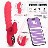 INTOYOU App Series Tingly Waving & Finger Vibrator with App Red Cijene