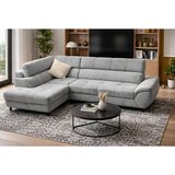 Stylife sedežna garnitura, tkanina siva | Shoptok.si