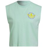 Adidas Majice s kratkimi rokavi Summer Surf Crop Top Zelena | Shoptok.si