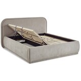 Meise Möbel Bež tapecirani bračni krevet s prostorom za odlaganje s podnicom 160x200 cm Soma – | shoptok.hr