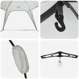 Instant Takojšnji šotor s shranjevanjem Siva 260 x 260 x 197 cm Jeklo, (5000136965) | Shoptok.si
