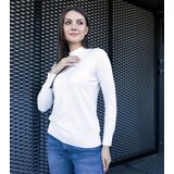  White classic loose-fit sweater Essana | shoptok.hr