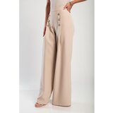 Fenzy Elegantna Duga Haljina Na Gumbe, Bež | shoptok.hr