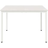  Jedilna miza Bela 110 x 110 x 75 cm Masivno borovo les, (5000269089) | Shoptok.si