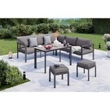 Ambia Garden VRTNA LOUNGE GARNITURA tkanina aluminij | Shoptok.si