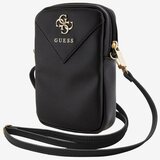Guess PU Grained 4G Metal Logo Taška na Telefon se Zipem Black Ovitek za telefon Vijolična | Shoptok.si