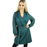 Pri Elegant navy cut dress Waist belt Gold buttons ARIEL | shoptok.hr