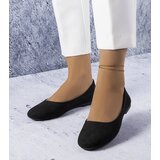 Gemre Black ballet flats with leather insole Lespérance Cene