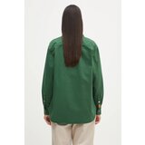 Lacoste Traper košulja za žene, boja: zelena, za prijelazno razdoblje, BF2125 | shoptok.hr