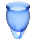 Satisfyer Menstrualna čašica Feel Confident, plava | shoptok.hr
