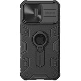 Nillkin maska cam shield armor pro za iphone 15 pro/ crna Cene