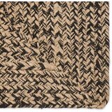  Tepih Isprepleteni Prirodna i crno 60 x 200 cm Juta | shoptok.hr