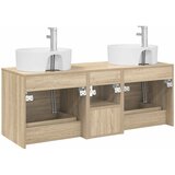  Set ormarića za kupaonicu 3 kom. Hrast sonoma | shoptok.hr