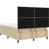  postelja s podstavkom z žimnico svetlo zelena siva 140x200 cm žametna tkanina, (22083175) | Shoptok.si