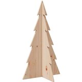 vidaXL Drveno ukrasno božićno drvce 80 cm od masivne borovine | shoptok.hr