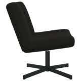 Crna Vrtljiv stol Črna 63 x 75 x 76 cm Ovčja koža, (5000288966) | Shoptok.si