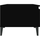 vidaXL stranska mizica 2 kosa črna 50x46x35 cm inženirski les | Shoptok.si