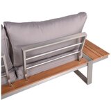 Garden Pleasure Bež kovinski vrtni salon za 6 oseb Aurea - | Shoptok.si
