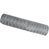 vidaXL Šesterokotna ograja 0.5x50 m pocinkano jeklo, (22086395) | Shoptok.si