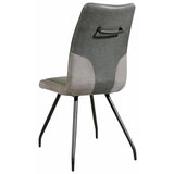 CARRYHOME stol, kovina, tekstil siva | Shoptok.si