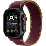 Apple Watch Ultra 4 49mm GPS plus Cellular Black Titanium Trail Loop Burgundy | Eponuda.com