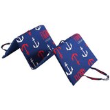 B.E.S. Rdeče-modra vrtna sedežna blazina za ležalnik 49x137 cm Anchors – | Shoptok.si