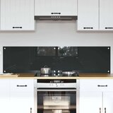 vidaXL Zaščita za kuhinjo 2 pcs Temno siva 80 x 40 cm kaljeno steklo | Shoptok.si