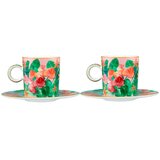 Maxwell williams Set skodelica za črno kavo Tropicana 100ml / 2 kos / roza / porcelan, (5000199419) | Shoptok.si