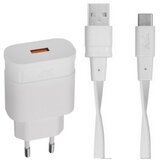 Rivacase hiŠni polnilec ps4110 18w quick charge 3.0 + type c podatkovno polnilni kabel Cene