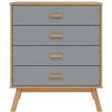  Ladičar OLDEN sivo-smeđi od masivne borovine | shoptok.hr