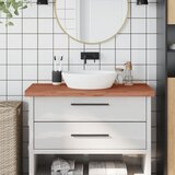 vidaXL Kopalniški pult 100x60x4 cm trdna bukovina | Shoptok.si