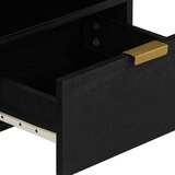  Stolić za kavu crni 80 x 54 x 40 cm od konstruiranog drva | Eponuda.ba