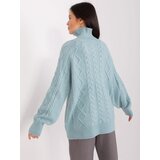 Wool Fashion Italia Sweater-AT-SW-2355-2.30X-Dark Mint | Shoptok.si